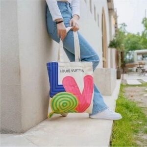 Louis Vuitton Limited Edition XL Exhibition Tote
Eco Canvas Travel Shopping Bag